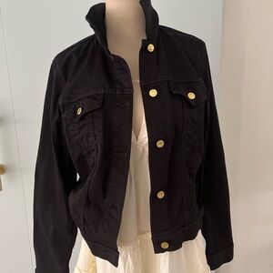 Woman’s Micheal Kors Black Jacket with Gold accent/M
